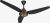 Tamoor Ceiling Fan Galaxy | AC/DC 56'' Noiseless Motor. 99% Copper Winding Colour Black (HAM MALL)